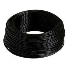 Cabo De Rede 4 Pares Cat5e Preto 50 Metros Cftv Net Rolo Foto mini 1