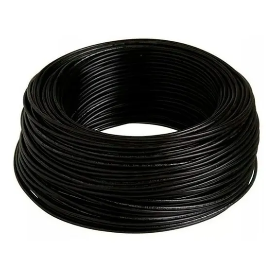 Cabo De Rede 4 Pares Cat5e Preto 50 Metros Cftv Net Rolo Foto 1