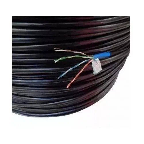 Cabo De Rede Cat5e Blind Externo Dupla Capa 300m Cca Cobread Foto 1