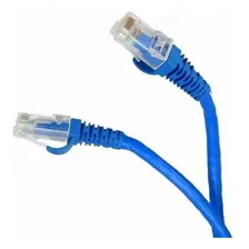 Cabo De Rede Cat5e Patch Cord Rj45/rj45 - Azul - 2m Foto mini 2