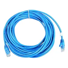 Cabo De Rede Cat6 10 Metros Rj45 Lan Internet Giga 10/1000 Foto mini 1