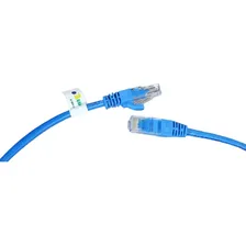 Cabo De Rede Cat6 10 Metros Rj45 Lan Internet Giga 10/1000 Foto mini 2