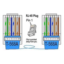 Cabo De Rede Ethernet 30 Metros Internet Pronta Cor Azul Foto mini 4