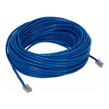 Cabo De Rede Ethernet 30 Metros Internet Pronta Cor Azul Foto  mini 1