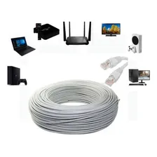 Cabo De Rede  Par Trançado Cftvcondutti Cabo Rede Multicameras Cftv 30m Branco Foto mini  2