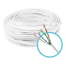 Cabo De Rede  Par Trançado Cftvcondutti Cabo Rede Multicameras Cftv 30m Branco Foto mini 4