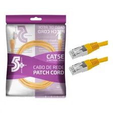 Cabo De Rede Patch Cord Cat5e 2m Amarelo 018-1075 - 5+ Foto mini 1