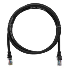 Cabo De Rede Patch Cord Cat6 Giga Ethernet 2mt Preto Foto mini 1