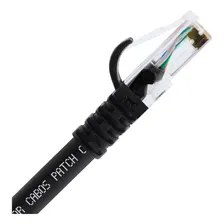 Cabo De Rede Patch Cord Cat6 Giga Ethernet 2mt Preto Foto mini 3