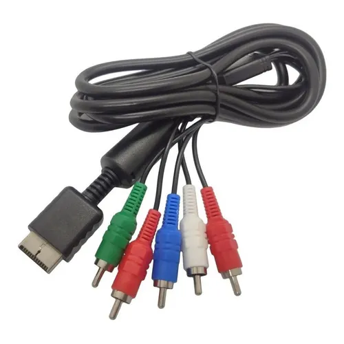 Cabo De VĂdeo Componente Para Playstation 2 Ps2 Ps3 Hd Rca Foto 1