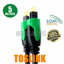 Cabo Digital Óptico Toslink 5 Metros Foto  mini 1