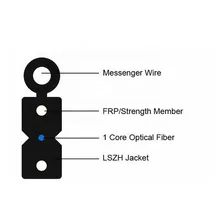 Cabo Drop 1 Fig8 300 Metros Fibra Óptica Furukawa Foto mini 3