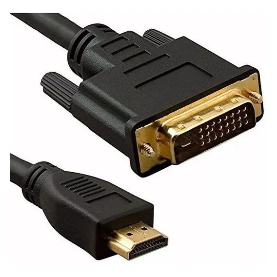 Cabo Dvi 24+1 Para Hdmi Banhado A Ouro 1,5 Metros Foto 1