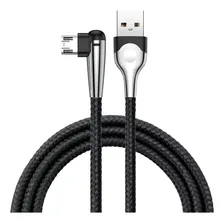 Cabo Em L Para Mobile Game Baseus Micro Usb 2.4a 1m Foto mini 1