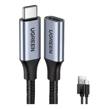 Cabo Extensão Ugreen Usb-c Macho/fêmea 1m +cabo Usb-c Foto  mini 1
