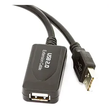 Cabo Extensor Amplificado Usb 2.0 - 15 Metros Foto  mini 1