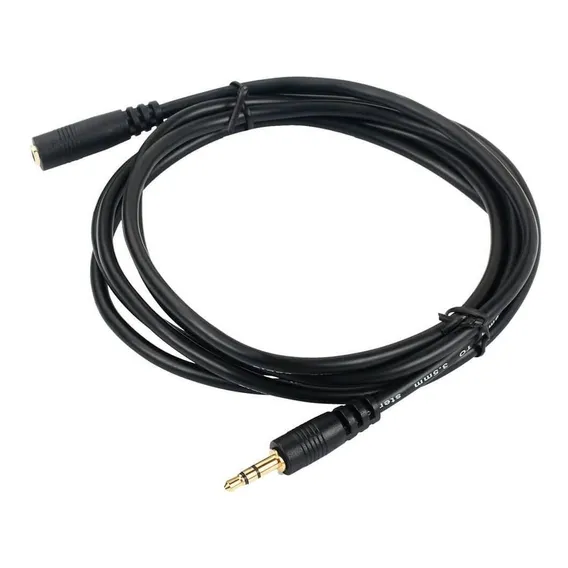 Cabo Extensor Auxiliar P2 Multilaser 1,8 Metros Wi362 - Pret Foto 1