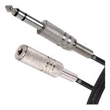 Cabo Extensor Avello P2 Conector P10 Trs Profissional Blindado 7m Foto mini 1