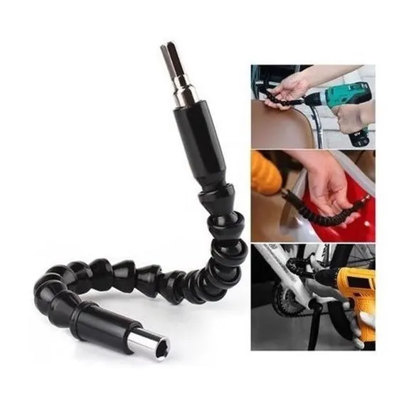 Cabo Extensor Eixo Prolongador Flexível Para Parafusadeira Foto 1