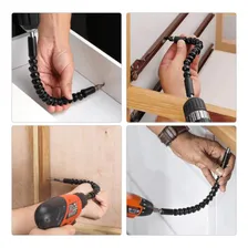 Cabo Extensor Flexível Para Parafusadeira 12 Peças 24 Cm Foto mini 3