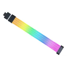 Cabo Extensor Lianli Strimer Wireless 16p 8 Leds Argb Cor Branco 5v Foto  mini 1