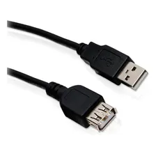 Cabo Extensor Usb 2.0 3 Metros 3m Extensão Macho Fêmea Foto mini 2