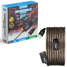 Cabo Extensor Usb 2.0 Filtro Am/af 10 Metros Extensão Hub Foto mini 1