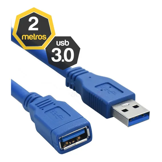 Cabo Extensor Usb 3.0 De 2 Metros Foto 1