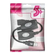 Cabo Extensor Usb Via Cabo Rede Lan Rj45 Até 50 Metros 5+ Cor Preto Foto mini 3
