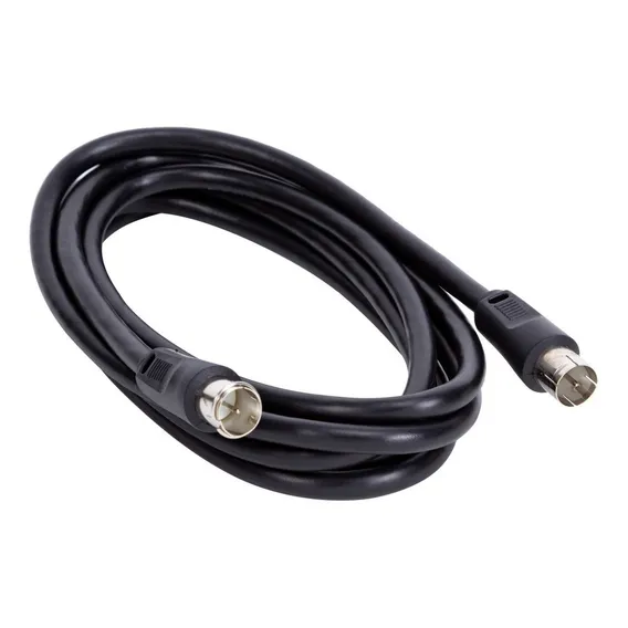 Cabo F + F Com Conector Engate Rápido 1,5m Para Antena Rg6 Foto 1