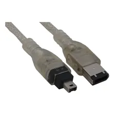 Cabo Firewire Ieee1394 6x4 1,80 Metros Cor Transparente Foto mini 1