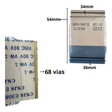 Cabo Flat Bn96-34971e Tv Para Samsung Un40j5300ag Kit Com 2 Foto mini 4