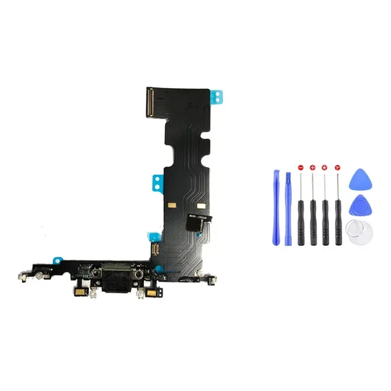 Cabo Flex Conector Carga Dock Usb Para iPhone 8 Plus + Kit Foto 1