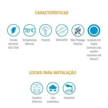 Cabo Flexível Fio Elétrico 4,0mm Sil Cores Com 15 Metros Foto mini 1