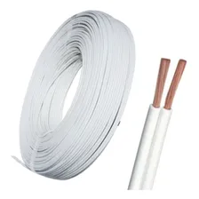 Cabo Flexível Fio Paralelo Duplo 2 X 1,00mm (15m) - Ibérica Cobertura Branco Foto  mini 1
