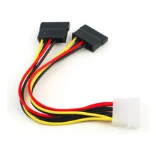 Cabo Força Adaptador Fonte Duplo Y Ide Molex X 2 Sata Foto mini 2