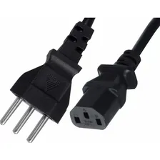 Cabo Força Energia Tripolar Para Cpu E Fontes 3 Metros Foto mini 1