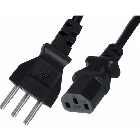 Cabo Força Energia Tripolar Para Cpu E Fontes 3 Metros Foto 1