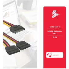 Cabo Força Y Sata Para Fonte Energia 018-9991 Duplo Foto mini 4