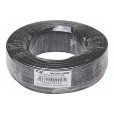 Cabo Guitarra Microfone Mono Blindado Rolo 100 Mt 0.33mm Cor Preto Foto mini 1