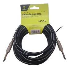 Cabo Guitarra Violão Baixo 5m Metros P10 P10 Plug Prof Mxt Foto mini 1