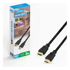 Cabo Hdmi 1.4 High Speed Full Hd 1080 4k Tv 3d Com 3 Metros Foto  mini 1