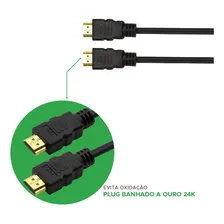 Cabo Hdmi 1.4 - 15 Pinos - Ultra Hd 4k 3d - 20 Metros Pix Foto mini 3