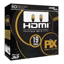 Cabo Hdmi 1.4 4k Ultra Hd 19 Pinos 60m 018-6120 Foto  mini 1
