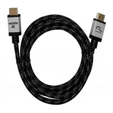 Cabo Hdmi 2.0 4k Nylon 1,8m Multilaser - Wi295 Cor Preto Foto mini 1