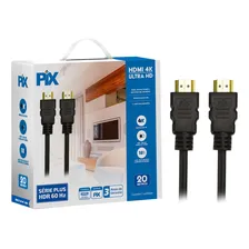Cabo Hdmi 20 Mt 2.0 Ultrahd 4k Hdr 20 Metros - Pix Foto mini 1