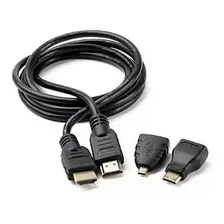 Cabo Hdmi 3 Em 1 Hdmi 1080p Micro E Mini Multifuncional 1.5m Foto mini 4