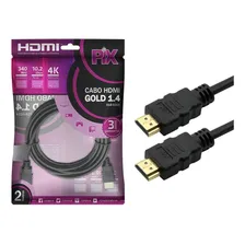 Cabo Hdmi 4k Ultra Hd 19 Pinos 2 Metros - Pix Foto mini 4