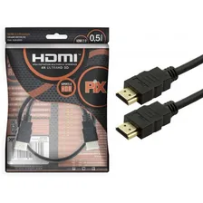 Cabo Hdmi 50cm 2.0 19 Pinos Ethernet 4k Ultra Hd 3d 2160p Foto mini 3