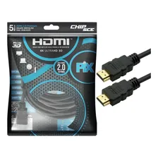 Cabo Hdmi 5m 2.0 4k 19 Pino Chip Sce 018-2225 Foto  mini 1